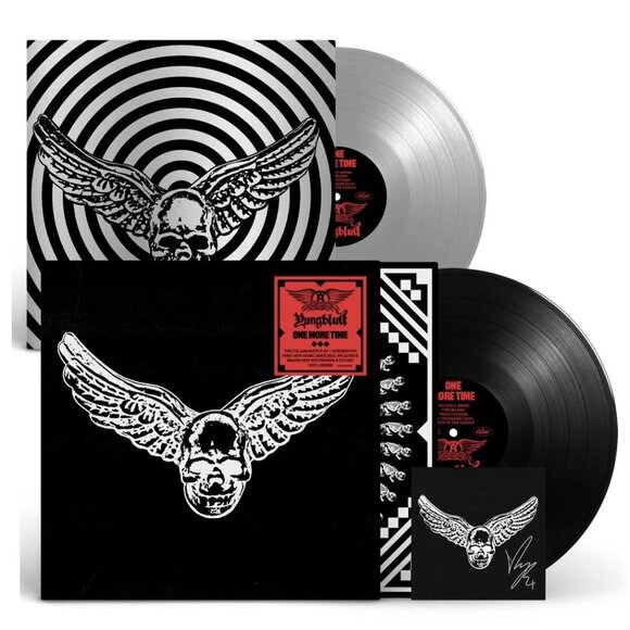 Yungblud & Aerosmith - One More Time - Silver & Black Vinyl + SIGNED - Picture 1 of 3